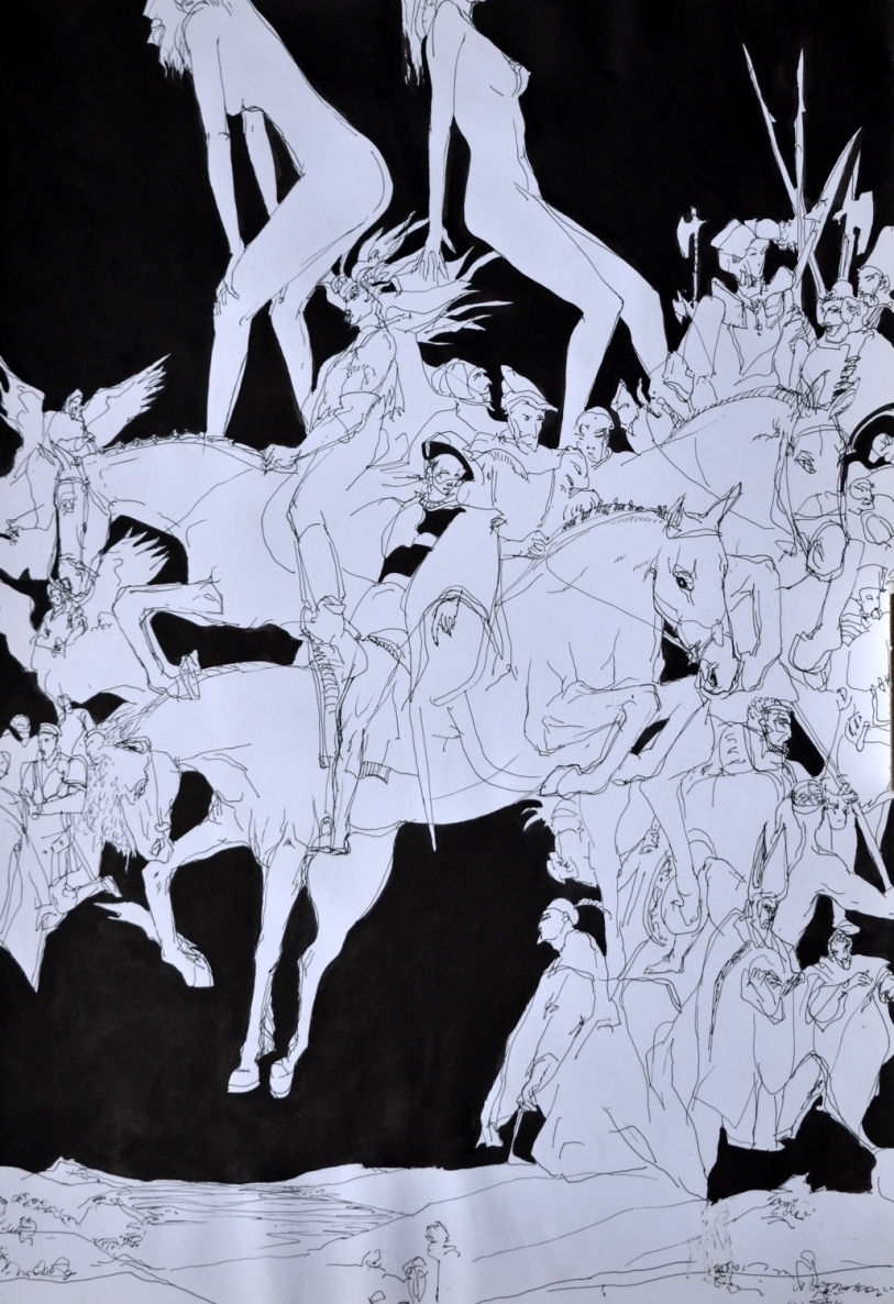 Revelation 6, 2006, ink, pen, brush, paper, 61x41 cm