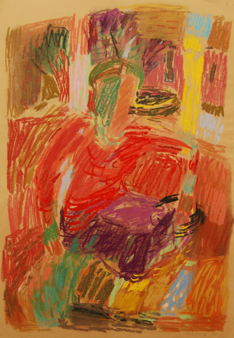 Be pavadinimo, 1994, pop.,past., 64x45 cm