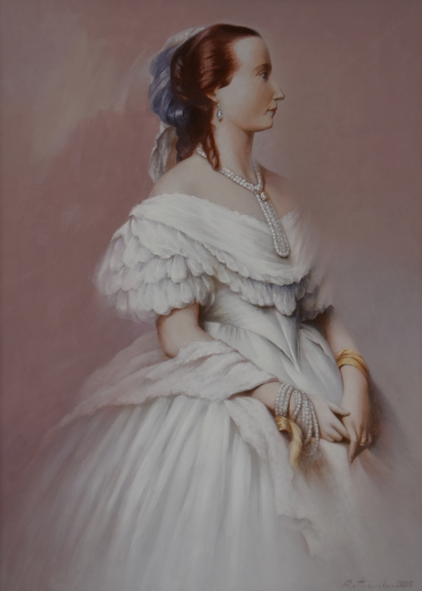 Kopija Nr 2, 2020, kartonas, akrilas, 70x50 cm 