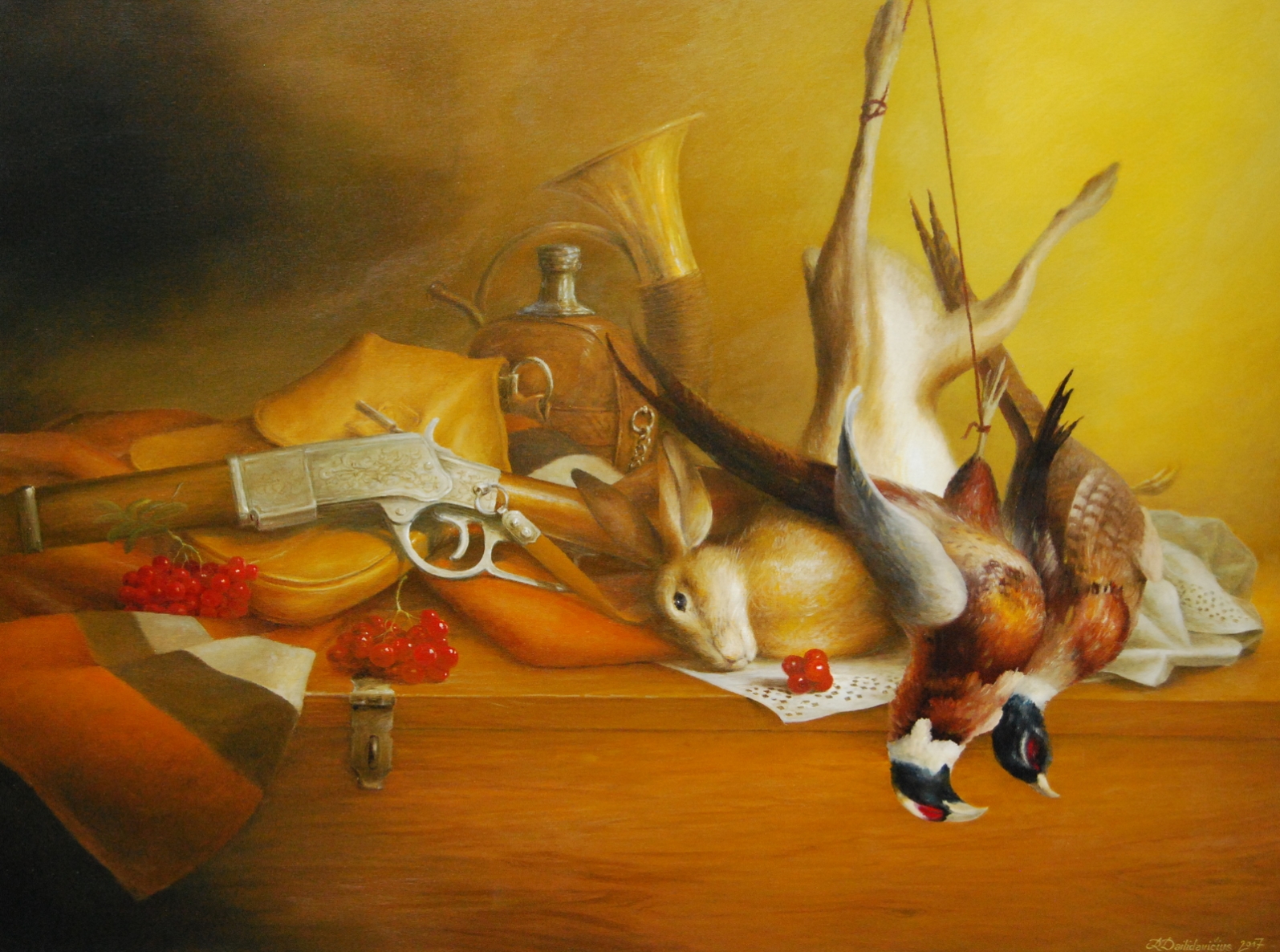 Laimikis, 2017, drobė, aliejus, 90x120 cm