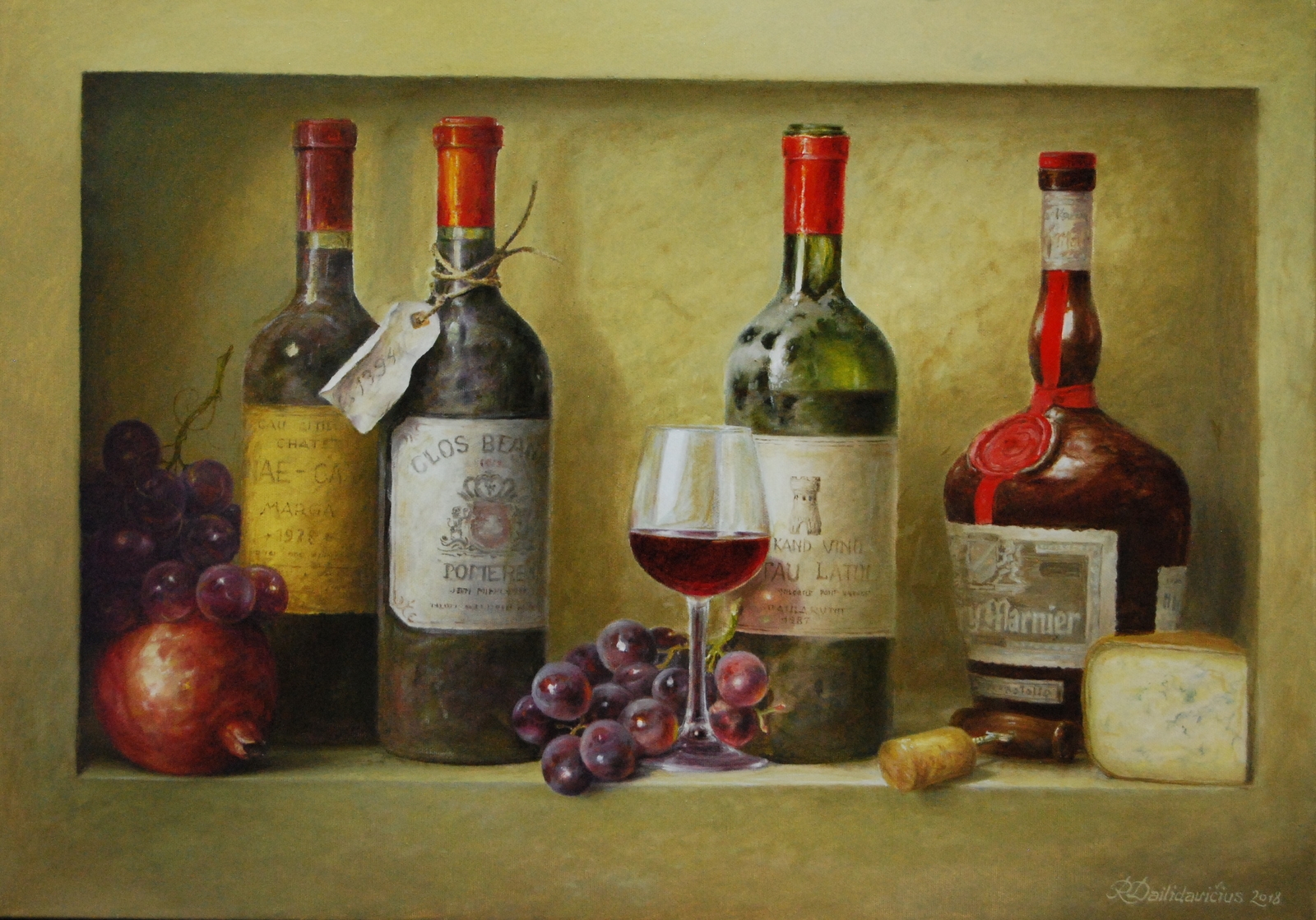 Cup, 2018, oil on canvas, 50x70cm