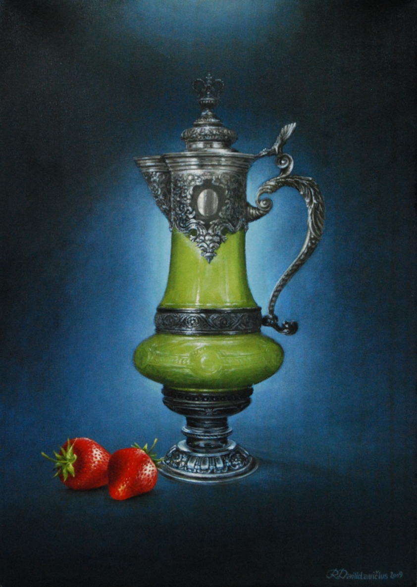 Pitcher, 2018, oil on canvas, 50x70 cm
