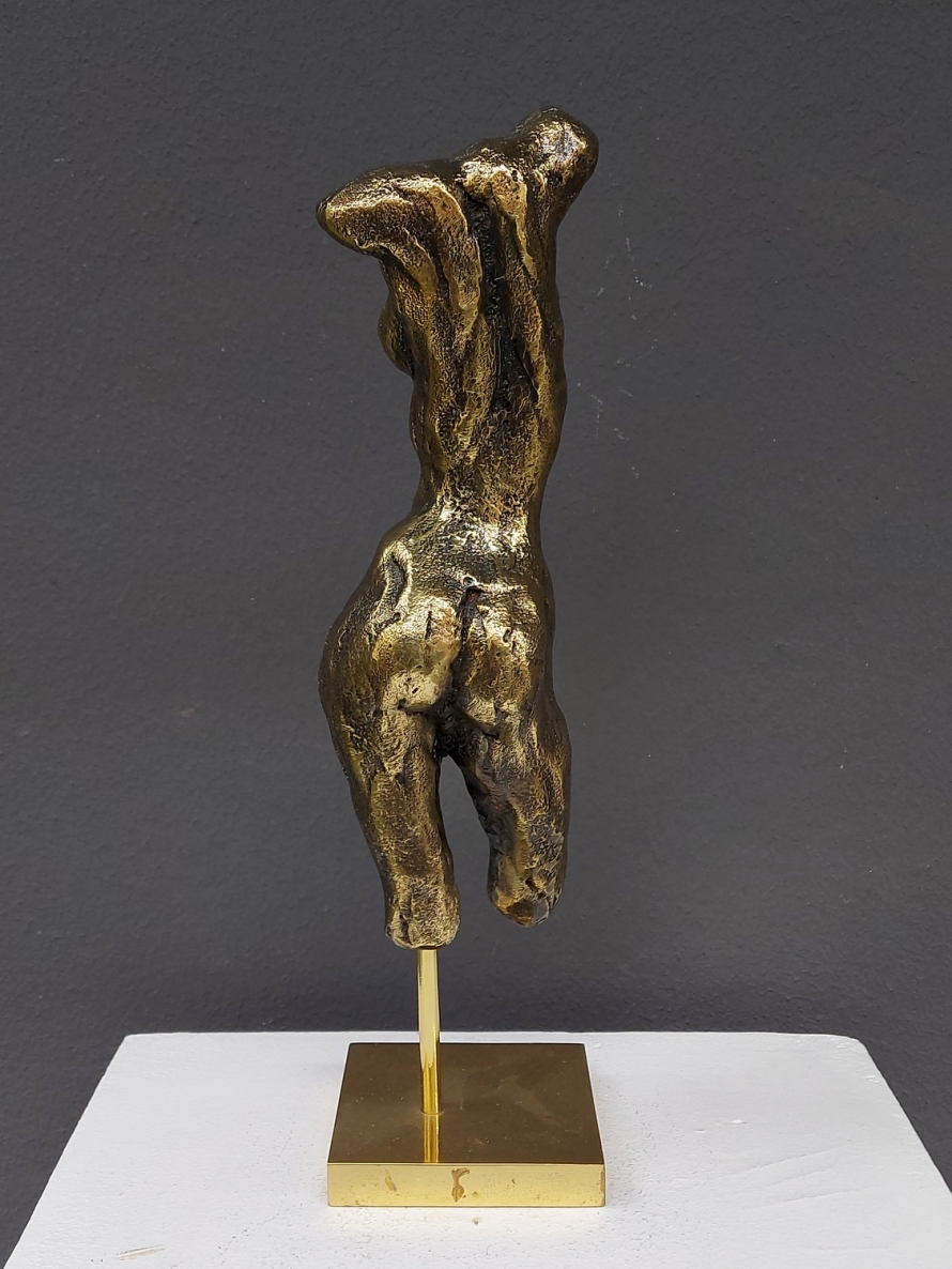 Torso, bronze, h 28,5 cm