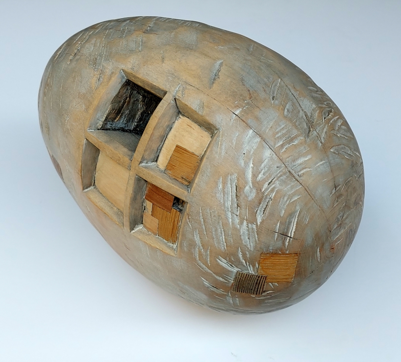 Window, 2019, wood, h 20x30x17 cm, 1/1