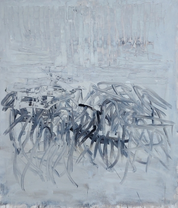 Prickly winter, 2022, oil on canvas, 195x165 cm