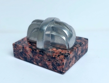 Objekt, 1995, aluminum, h 9x13x11cm, 1/1