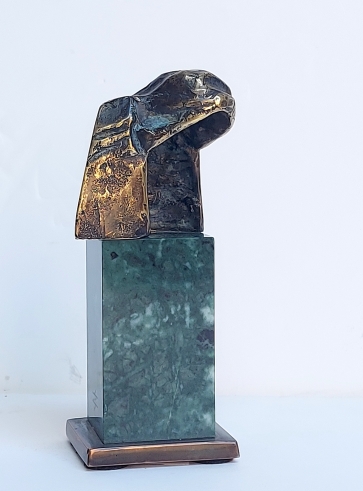 Loneliness, 2003, bronze, h 15.5x6x5.5 cm
