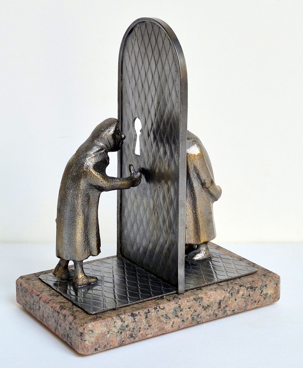Unexpectedness, 2026, brass, melchior, granite, h 20x16x10, 1/1