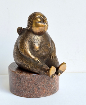 Nauji bateliai, 2018, bronza, granitas,  h 15,5x10x13 cm, 5/10
