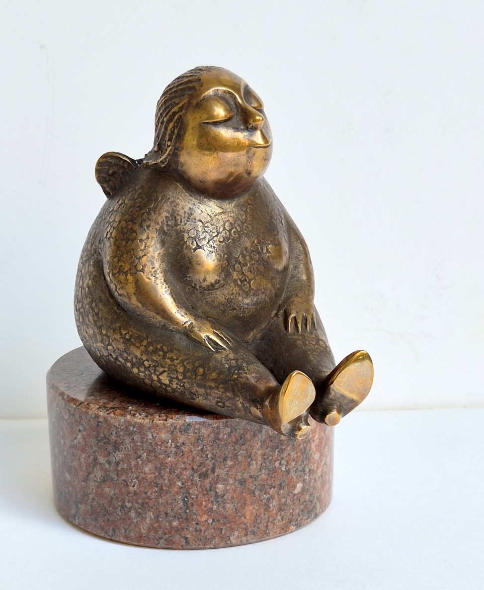 Nauji bateliai, 2018, bronza, granitas,  h 15,5x10x13 cm, 5/10