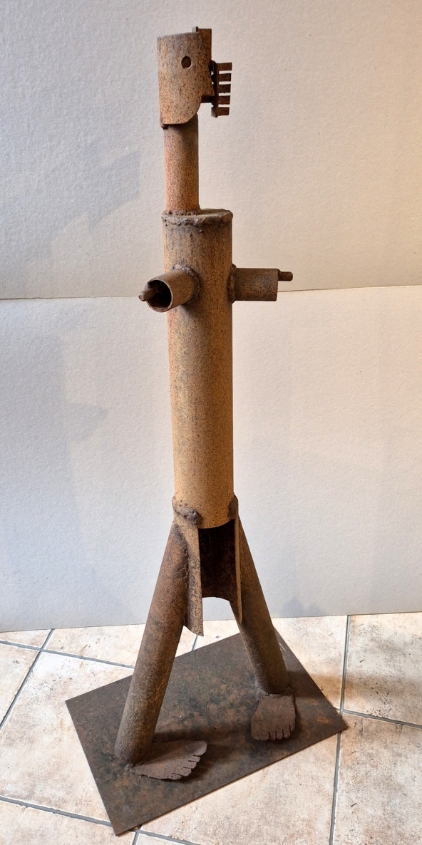 Virgo, 2017, oxidized metal, h112 cm, 1/1