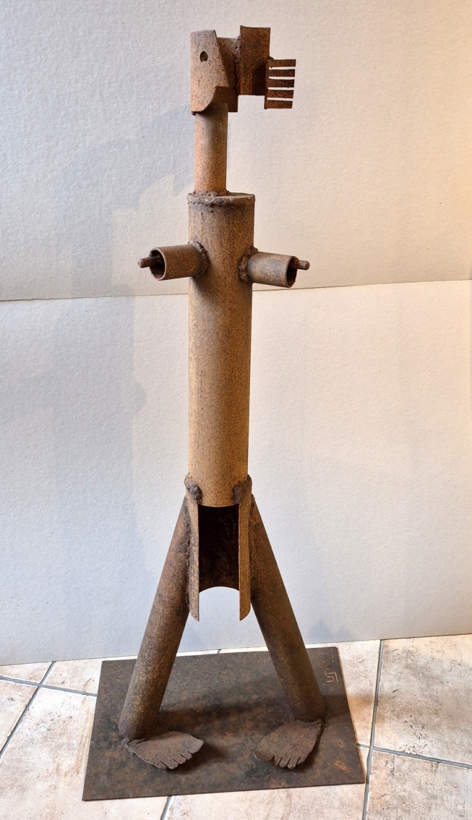 Virgo, 2017, oxidized metal, h112 cm, 1/1
