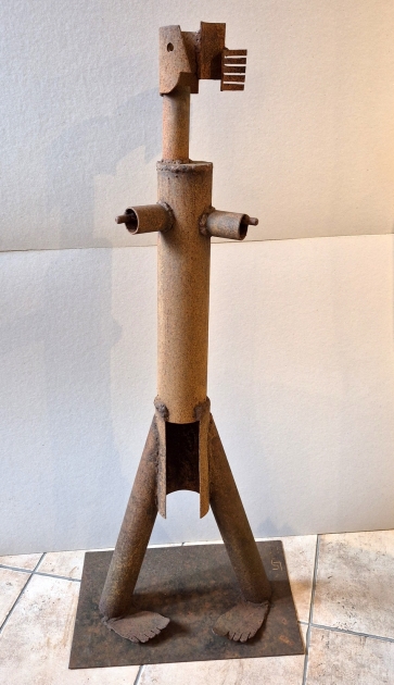 Virgo, 2017, oxidized metal, h112 cm, 1/1