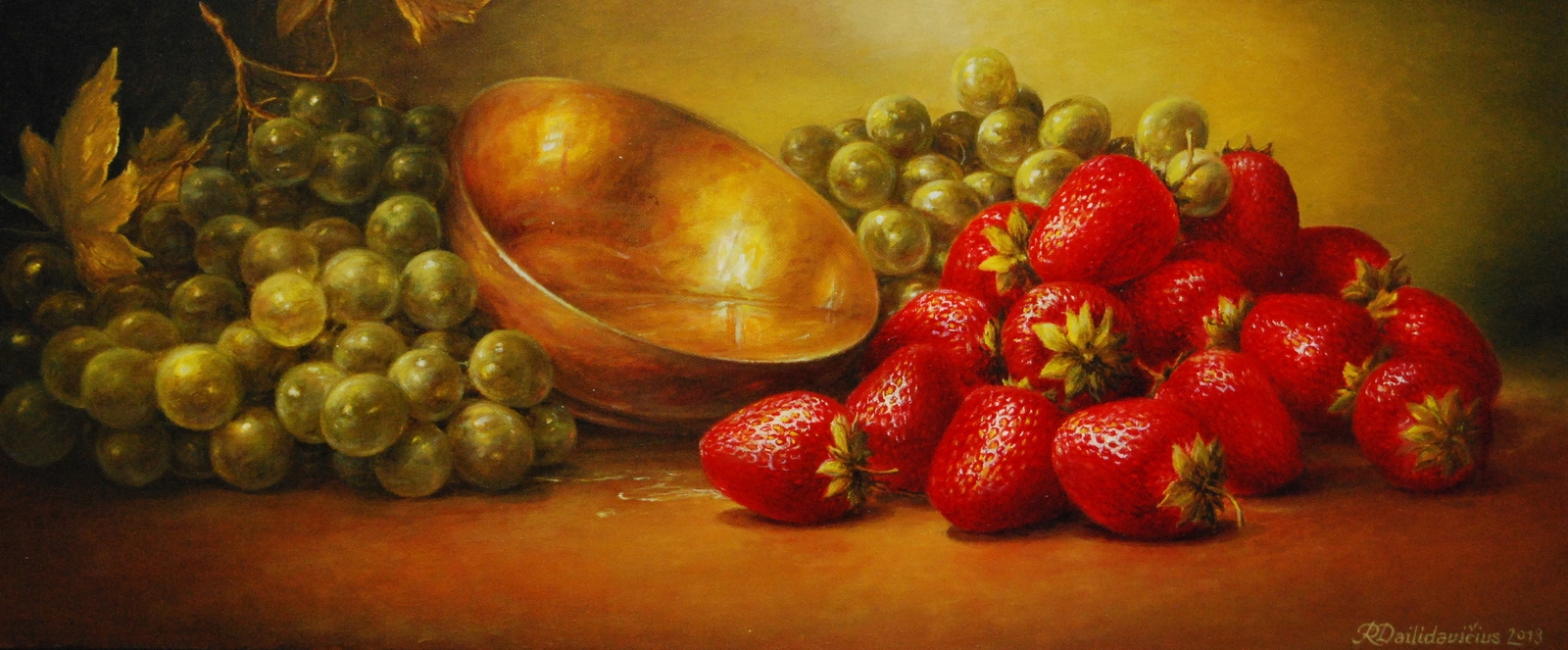 Natiurmortas, 2018, drobė, aliejus, 30x70 cm