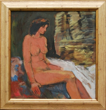 Aktas, 1978, kartonas, aliejus, 69x67 cm