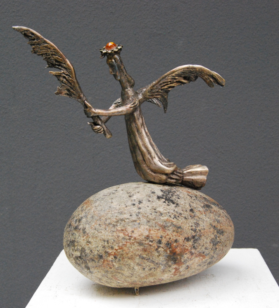Angel, 2010, bronze, h 24 cm, 1/1
