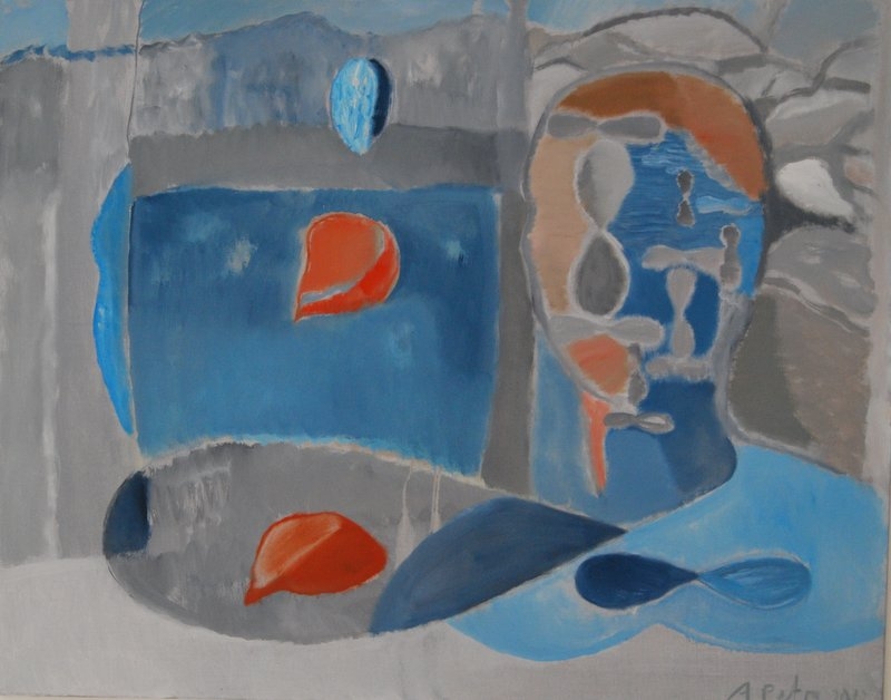 Dumplainis, 2012, al.,drb., 100x125cm