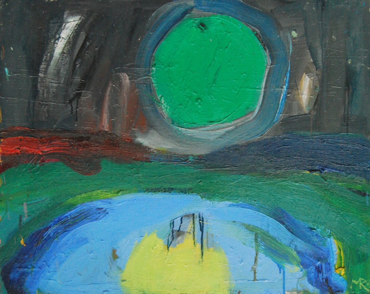 Fantastic Landscape, 2008, oil on canvas, 74x92cm