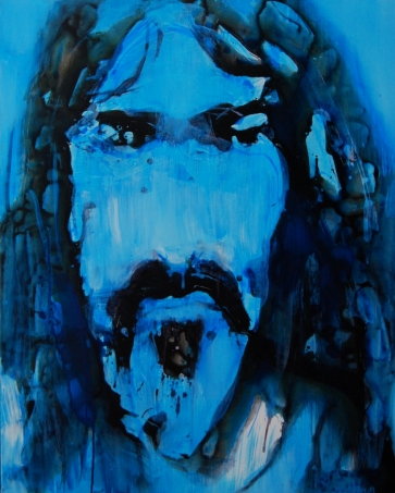 Frank Zappa, 2018, drb.,al.,akril., 100x80 cm