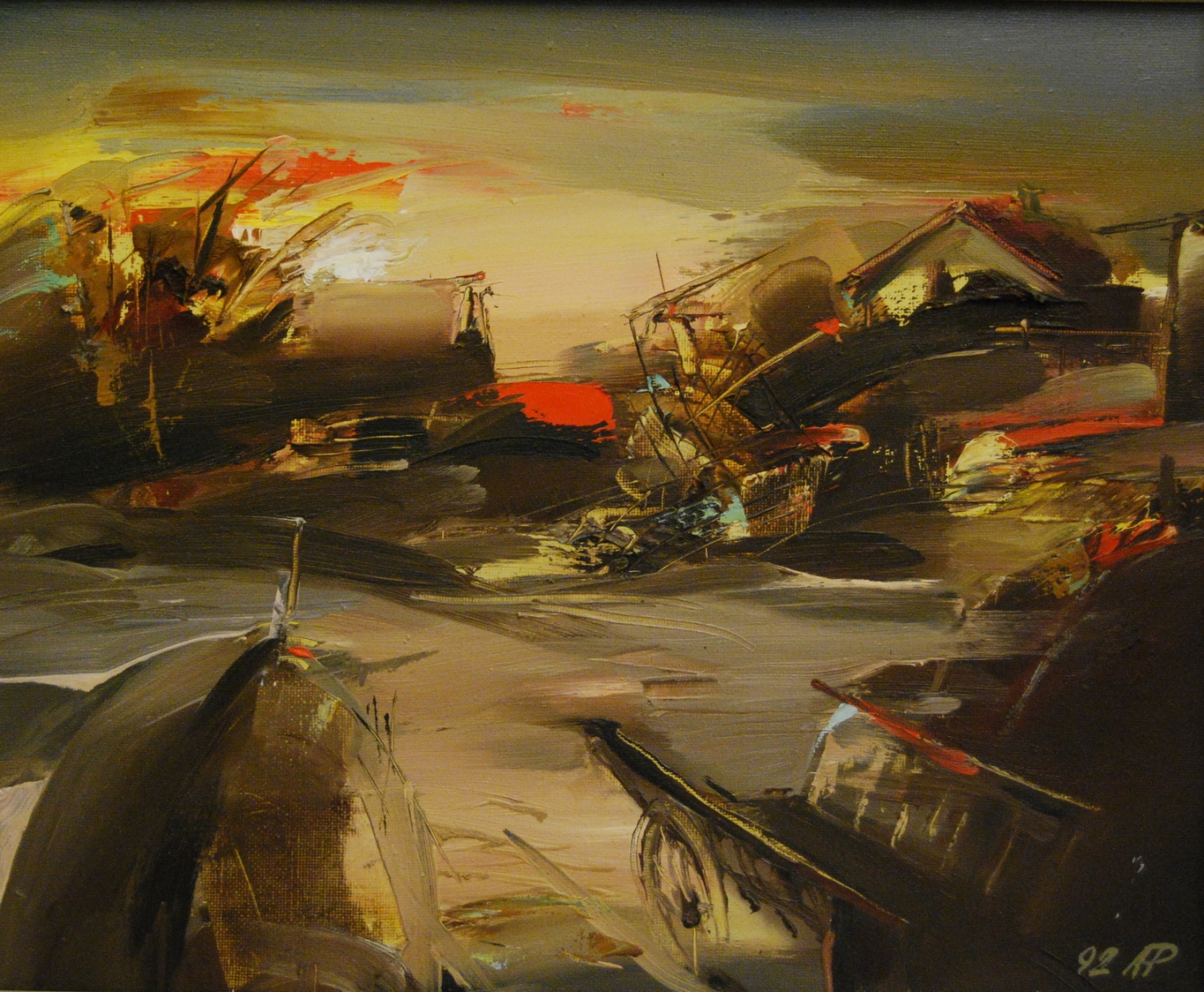 Įlanka, 1992, drb., al., 50x61cm