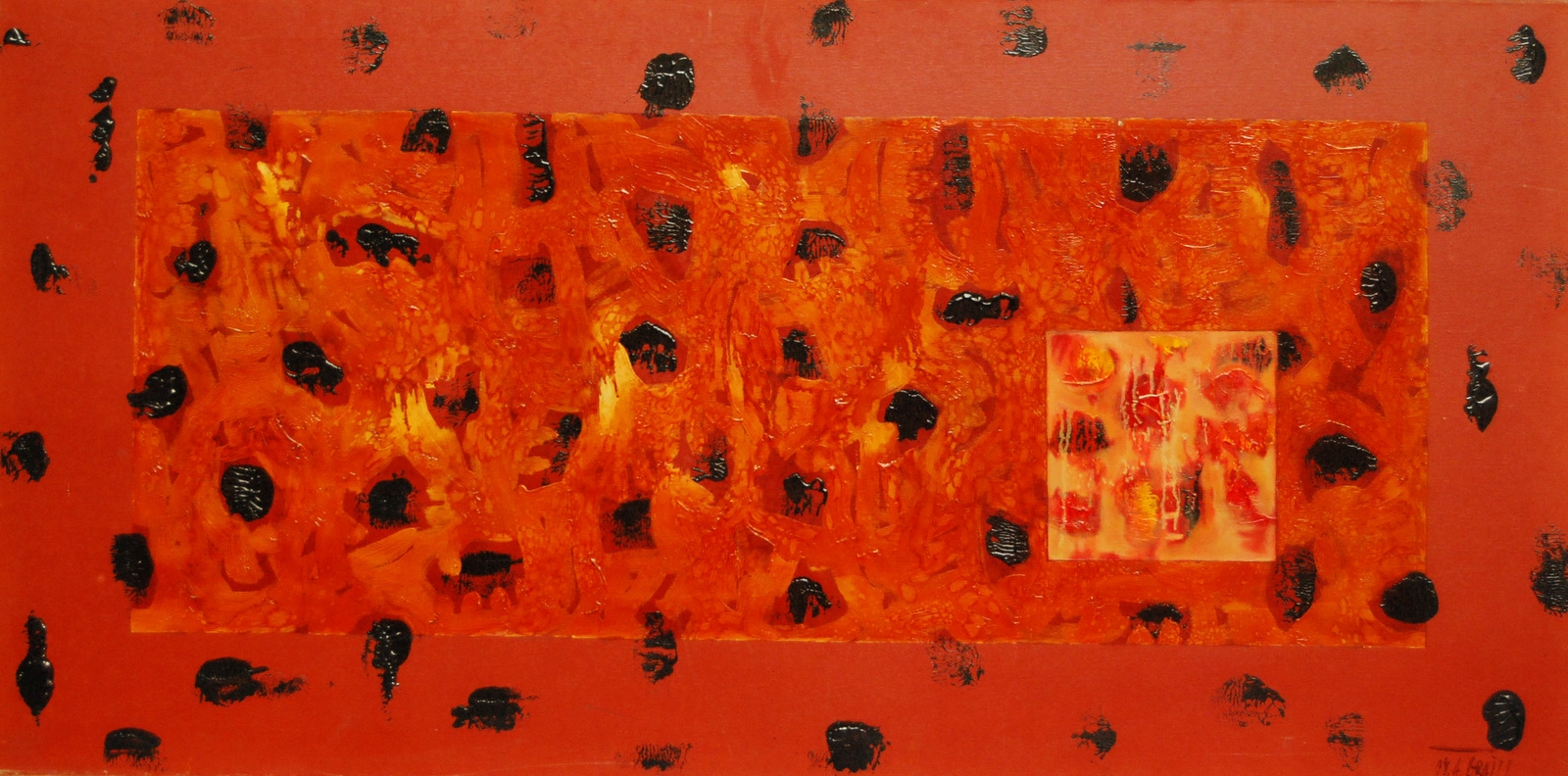 From Exposures Cycle, 2004, oil, acrylic on canvas, 80x160 cm