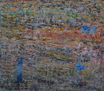 Jūra ir smėlis, 2012-19, drb., al., 70x80cm