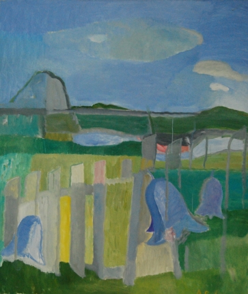 Katilėliai, 2010, drb., al., 145x125cm