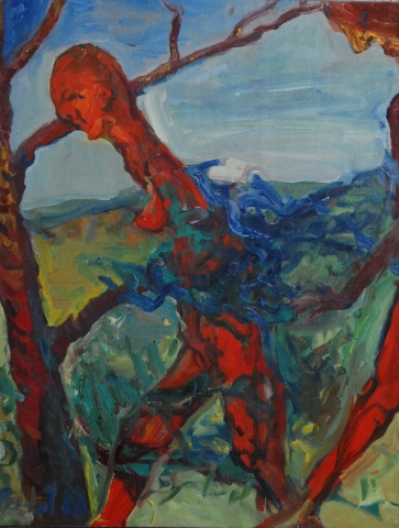 Lėtos gaudynės, 2010, drb., al., 90x70cm