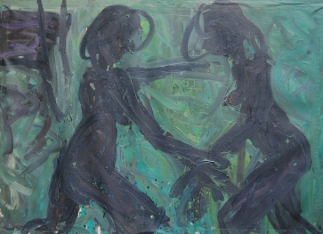 Lieptas stebi, 2005, drobė, aliejus, 101x140 cm