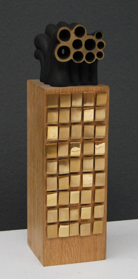 Object, 2016, bronze, tree, h 20 cm, 1/1