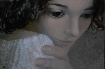 Pirmoji meilė, 2008, drb., al., 140x96 cm