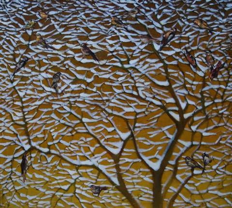 Posėdis, 2005, drobė, aliejus, 103x144 cm