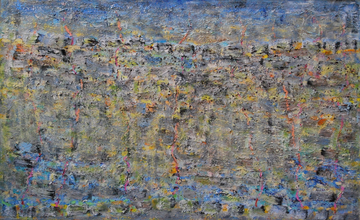 By the Sea, 2009-12, oil on canvas, 60x110 cm