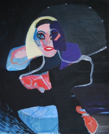 Susitapatinimas su Lady Gaga 2, 2011, drb., al.,160x130 cm