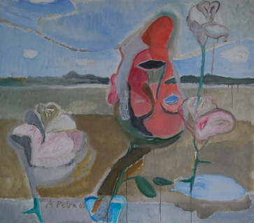 Svajoklė, 2009, drb.,al., 110x125 cm