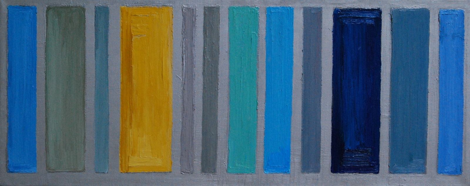 Tiesiog spalvos # 2, 2019, drb.,al., 60x150 cm