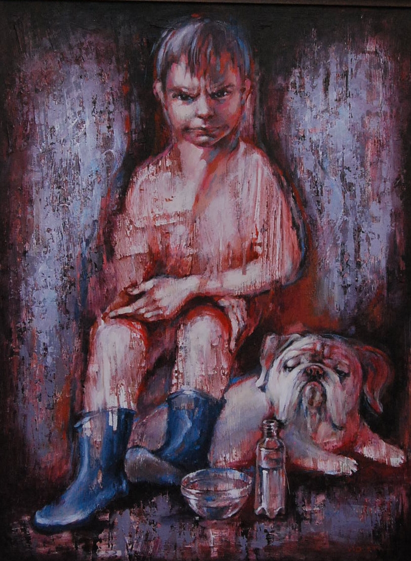 Tik vanduo, 2012, mdp, akrilas, 80x61 cm