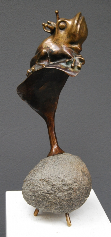 Varlė karalaitė, 2010, bronza, h 45cm