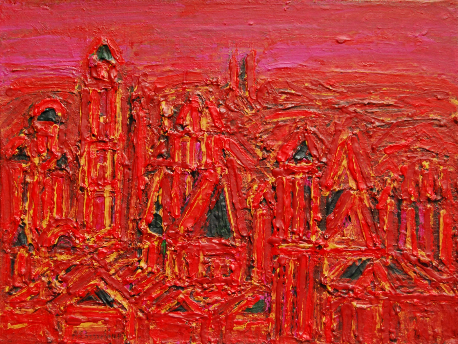 Prelude of Vilnius, 2013, oil on canvas, 40x60 cm