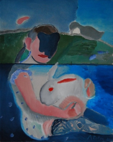 Violeta, 2012, drobė, aliejus, 100x80 cm