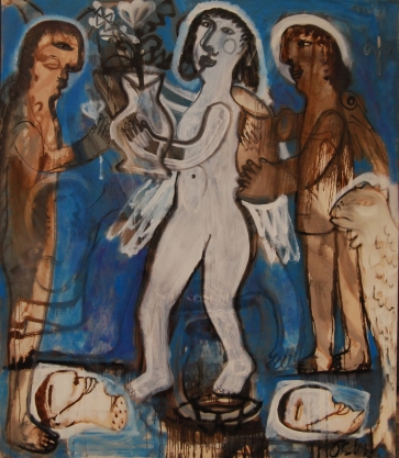 Visos šventės praeina, 2018, drobė, aliejus, 140x120 cm