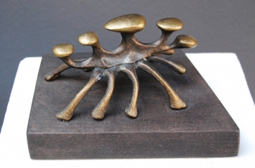 Spider, 2016, brass, stone, h 9.5 cm, 1/1