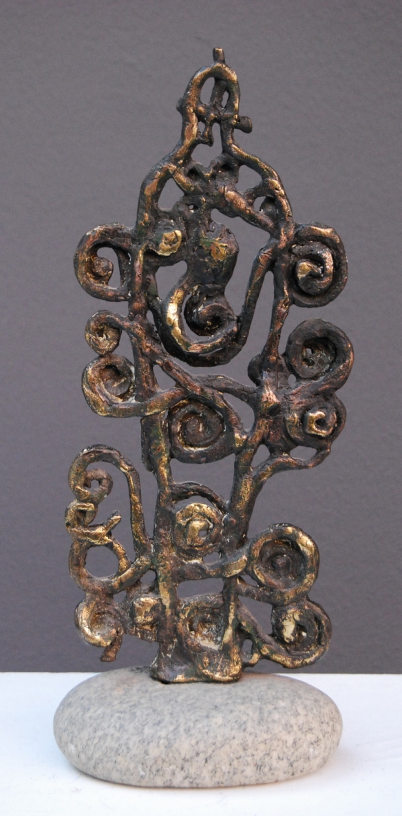 Žmogus verpstė, 2001, bronza, h 26 cm, 1/1