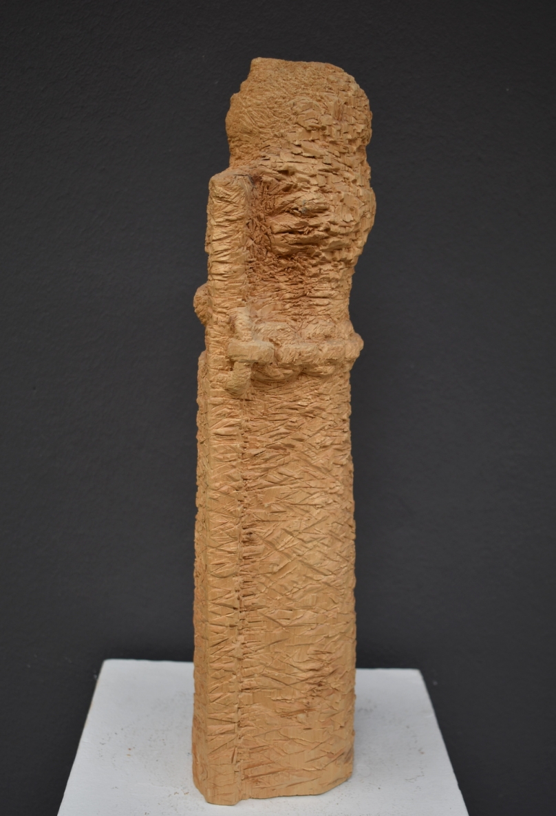 Suppression of Passions, 2009, wood, h 40 cm 