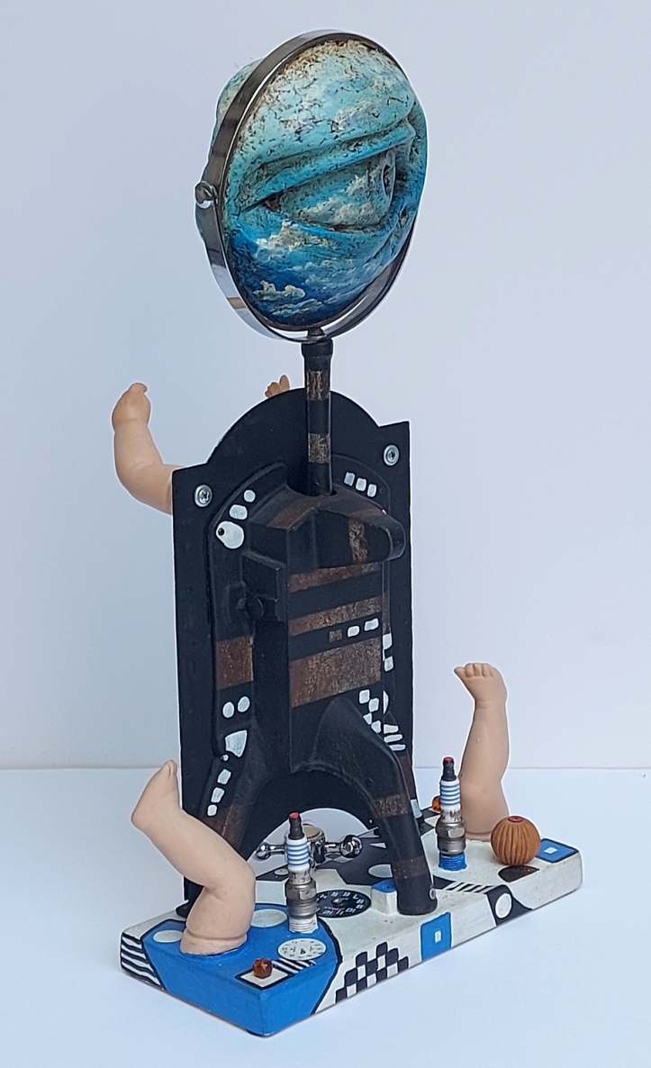 Gabalėlis dangaus, 2016, mišri technika, 45,5x26x17 cm, 1/1