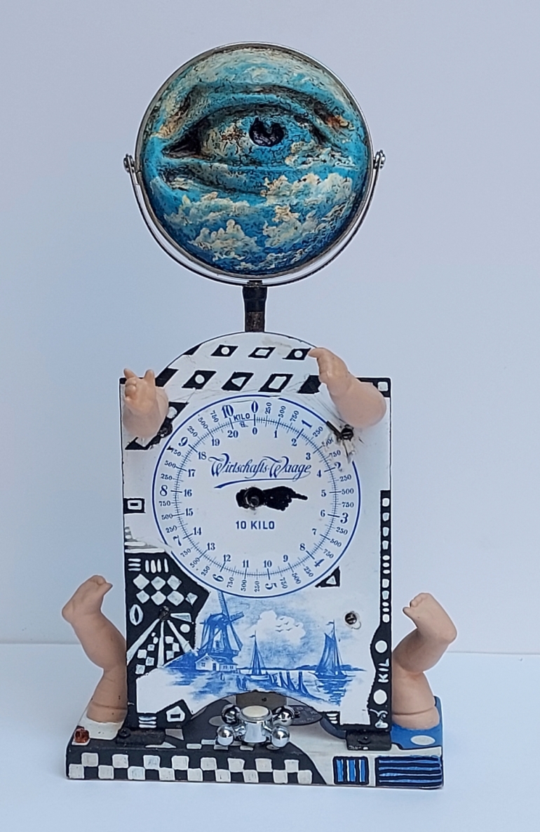 Gabalėlis dangaus, 2016, mišri technika, 45,5x26x17 cm, 1/1