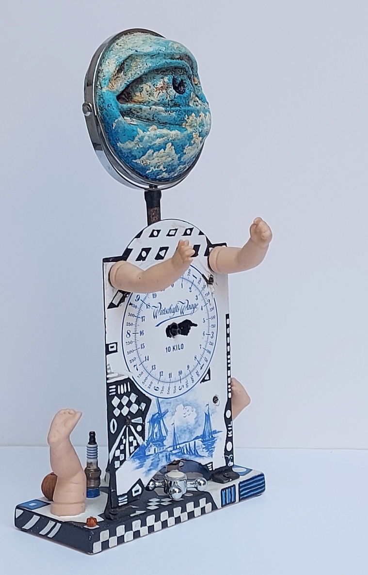 Gabalėlis dangaus, 2016, mišri technika, 45,5x26x17 cm, 1/1