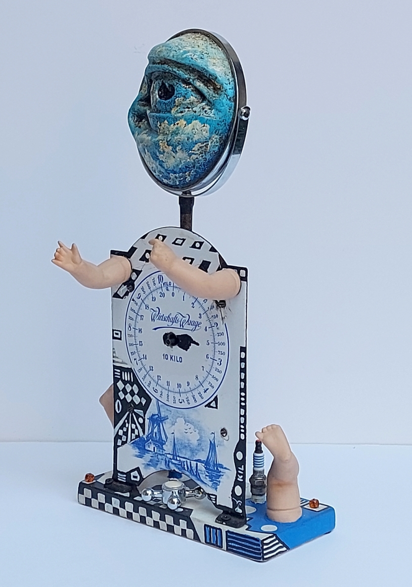 Gabalėlis dangaus, 2016, mišri technika, 45,5x26x17 cm, 1/1