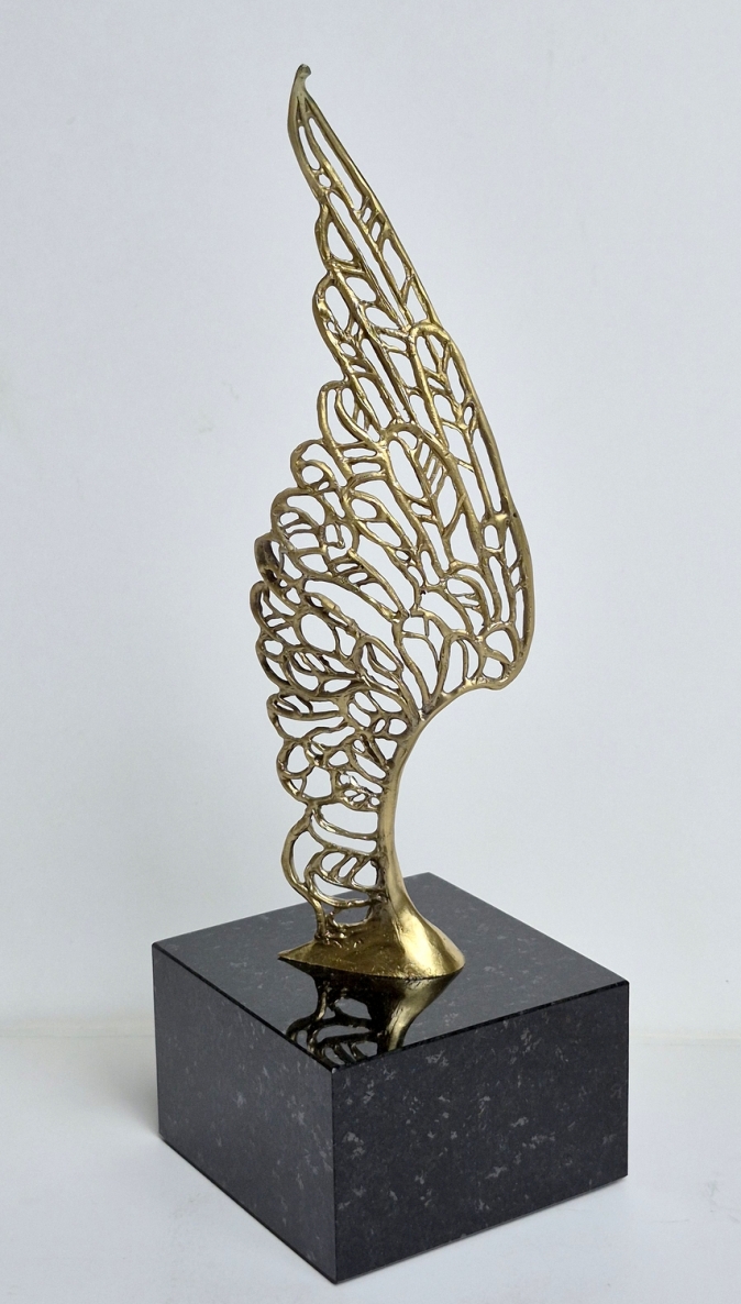 Angel Wing, 2021, bronze, h 26x8x8 cm, 9/16