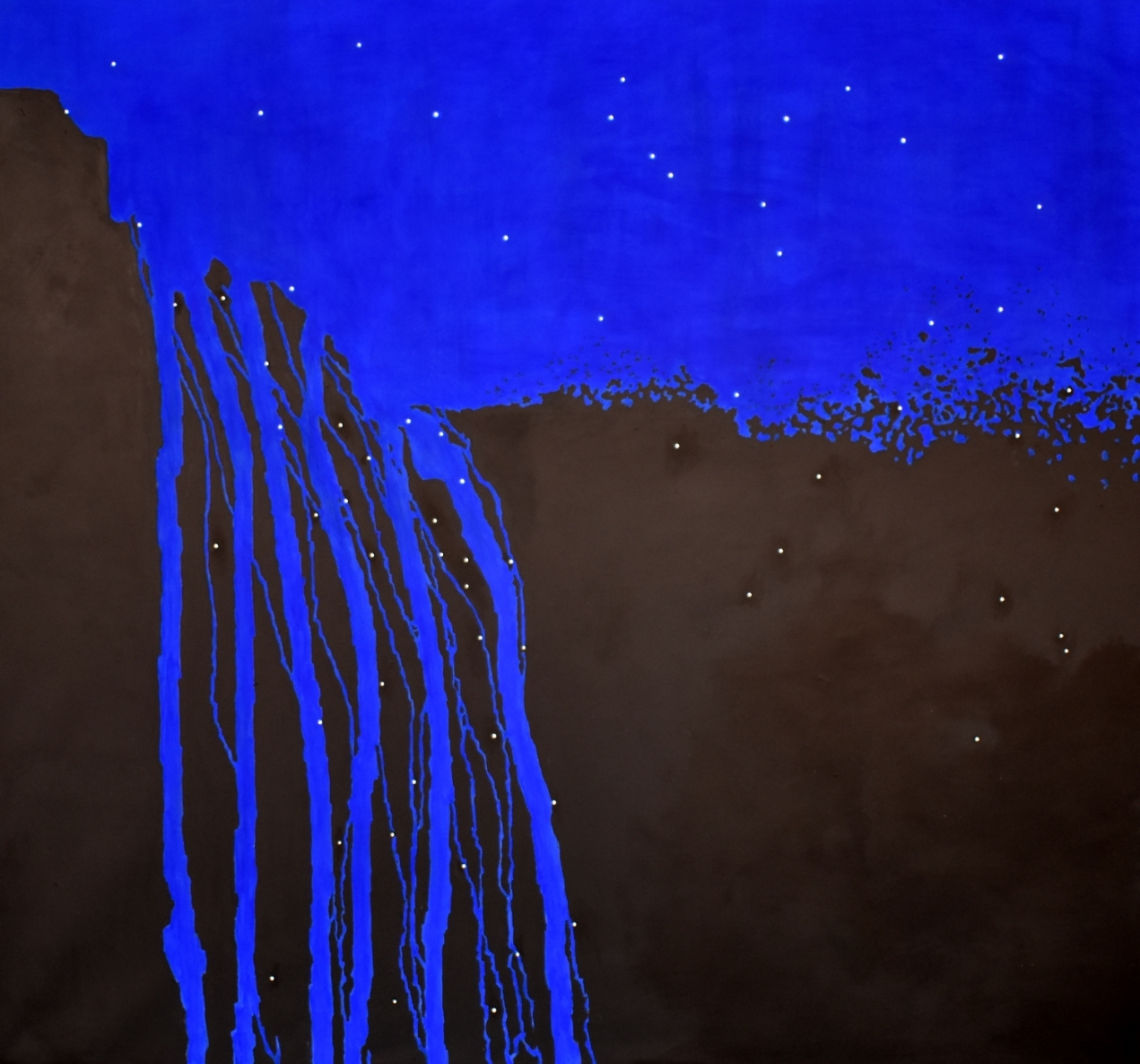 Apkabinimas I, 2024, drobė, akrilas, 130x130 cm 